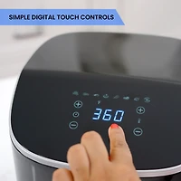 Total Chef Digital Air Fryer, 5 Qt Touch Controls