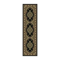 Radici Castello Cora Traditional Medallion 26"X91" Indoor Rectangular Runner