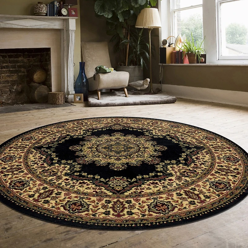 Radici Castello Cora Traditional Medallion 5'X5' Indoor Round Area Rug