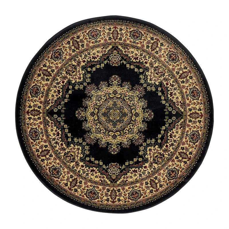 Radici Castello Cora Traditional Medallion 5'X5' Indoor Round Area Rug