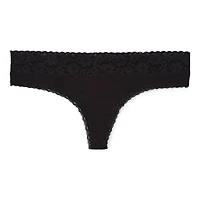 Arizona Body Cotton with Lace Thong