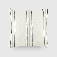 Casual Comfort Framed Stripe Yarn Dyed Square Throw Pillow