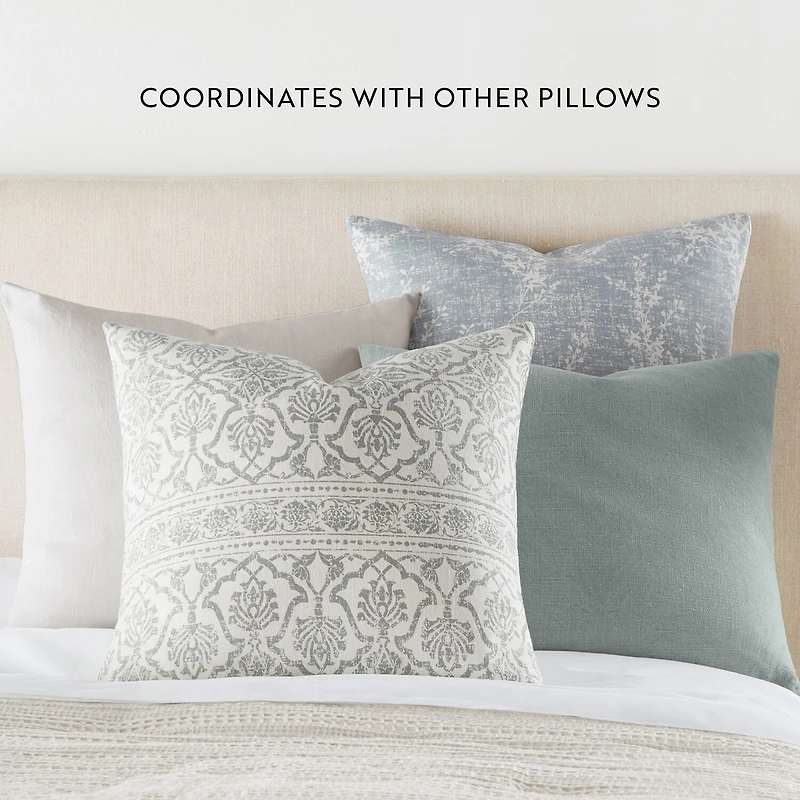 Casual Comfort Solid Stone Wash 2-pc. Square Throw Pillow Set