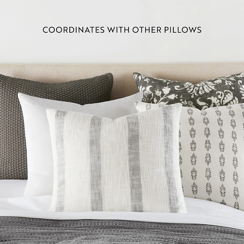 Casual Comfort Awning Stripe Yarn Dyed 2-pc. Square Throw Pillow Set