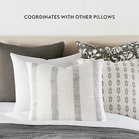 Casual Comfort Awning Stripe Yarn Dyed 2-pc. Square Throw Pillow Set