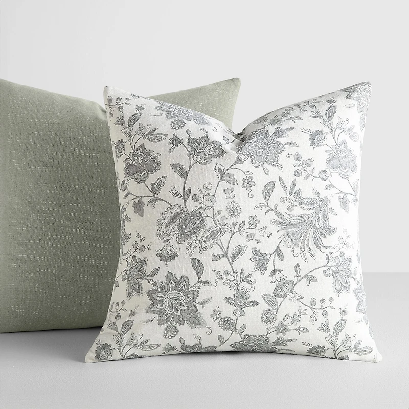 Casual Comfort Jacobean Floral 2-pc. Square Throw Pillow Set