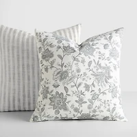 Casual Comfort Bengal Stripe Jacobean 2-pc. Square Throw Pillow