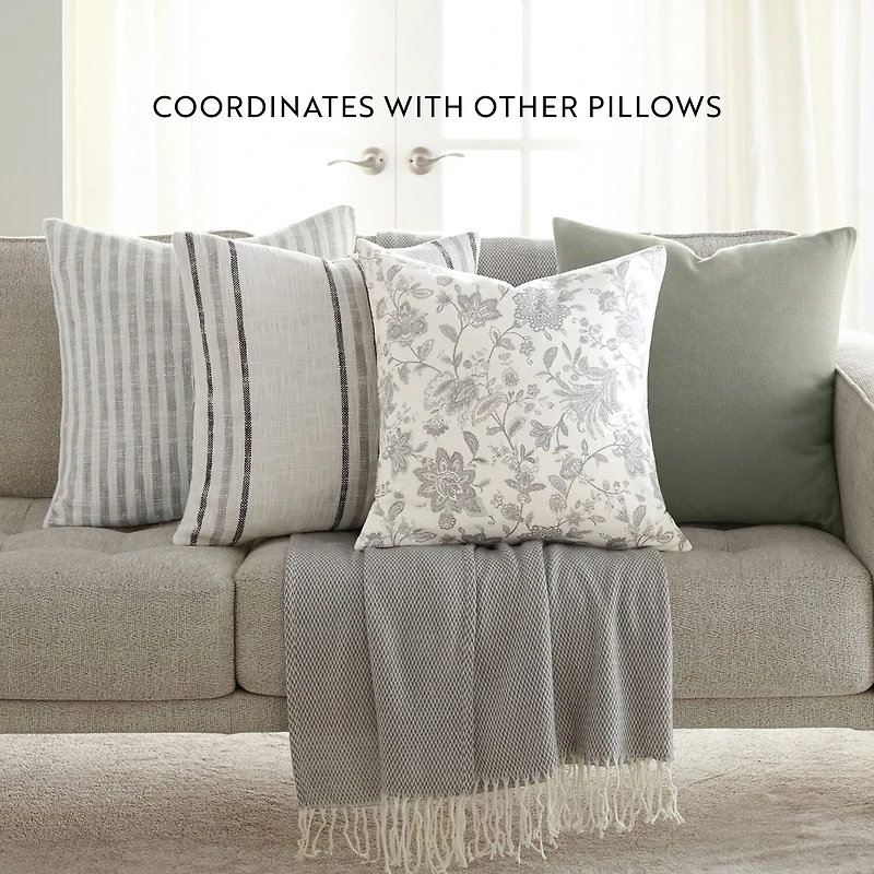 Casual Comfort Bengal Framed Stripe 2-pc. Square Throw Pillow Set