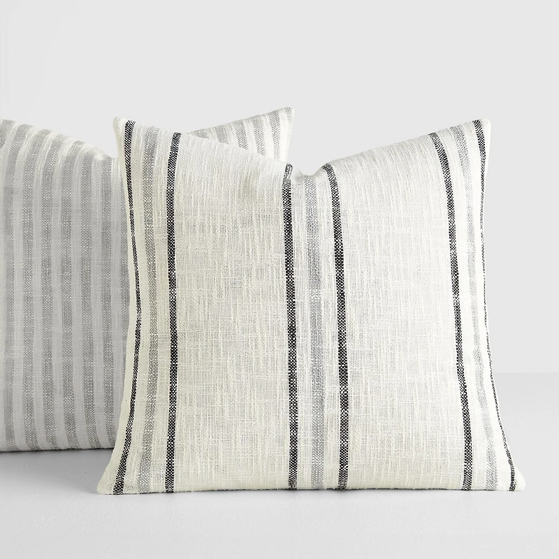 Casual Comfort Bengal Framed Stripe 2-pc. Square Throw Pillow Set