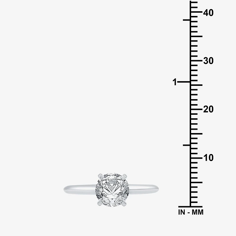 1 1/4 CT. Lab-Grown (G / SI2) Diamond Round Solitaire Engagement Ring 14k Gold