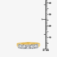 1 CT.T.W. Natural Diamond 10K Yellow Gold 5-Stone Wedding Band