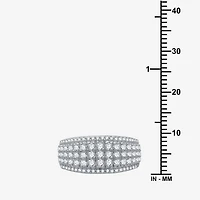 Womens 1 CT. T.W. Natural White Diamond 10K Gold Anniversary Band