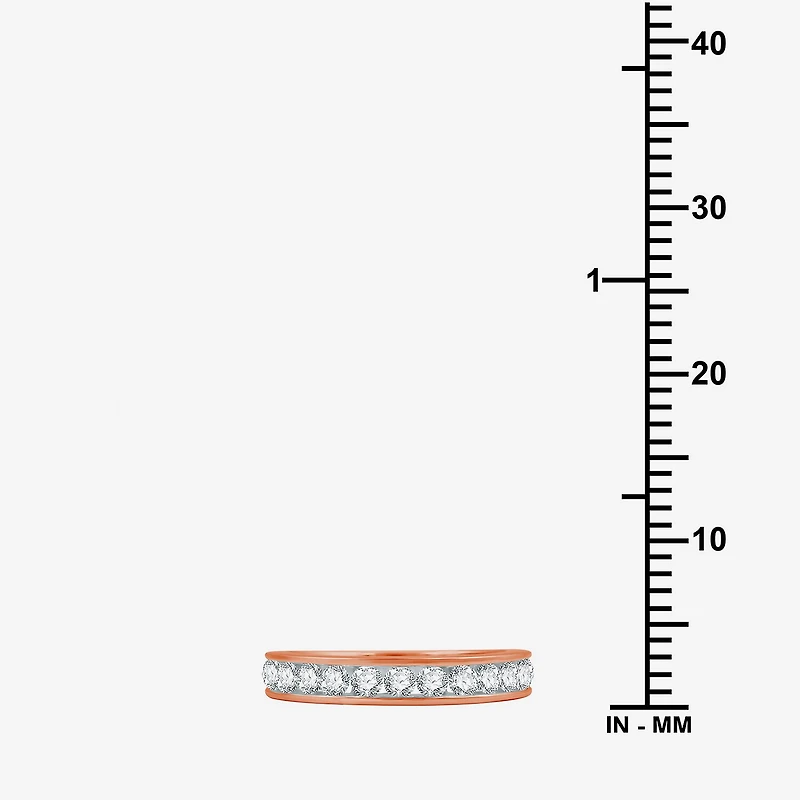 1 CT. T.W. Lab-Grown Diamond Wedding Band 10K or 14K Gold