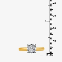 (H-I / I1) Round 1 1/2 CT. T.W. Lab Grown Diamond Bridal Set 10K or 14K Gold