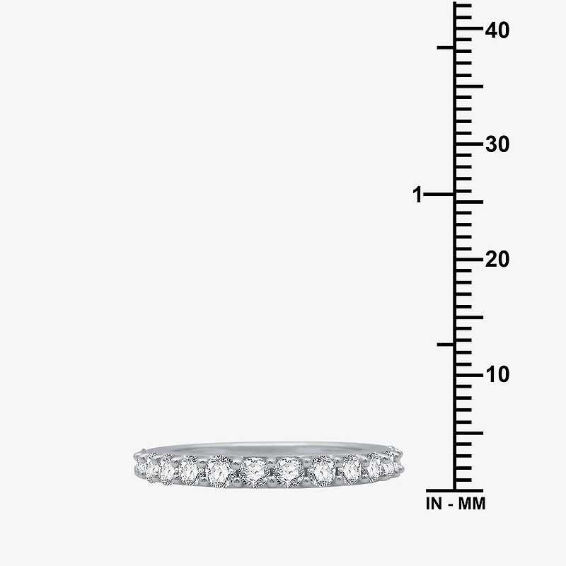 Classic Collection Womens 1 CT. T.W. Natural White Diamond 10K Gold Wedding Band