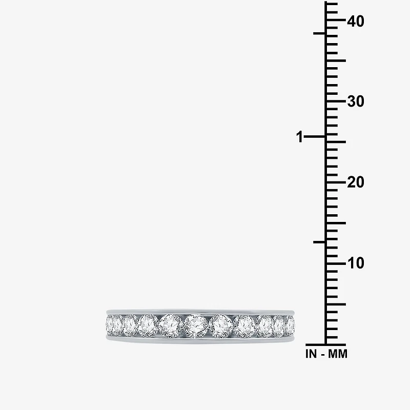 Classic Collection Womens 3.5MM 1 CT. T.W. Natural White Diamond 10K Gold Wedding Band