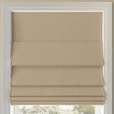 Sun Zero Morin Cordless 100% Blackout Roman Shade