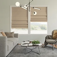 Sun Zero Morin Cordless 100% Blackout Roman Shade