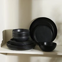 Stone + Lain Elio 12-pc. Stoneware Dinnerware Set