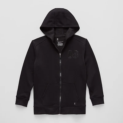 Xersion Little & Big Kid Boys Long Sleeve Fleece Zipper Active Hoodie