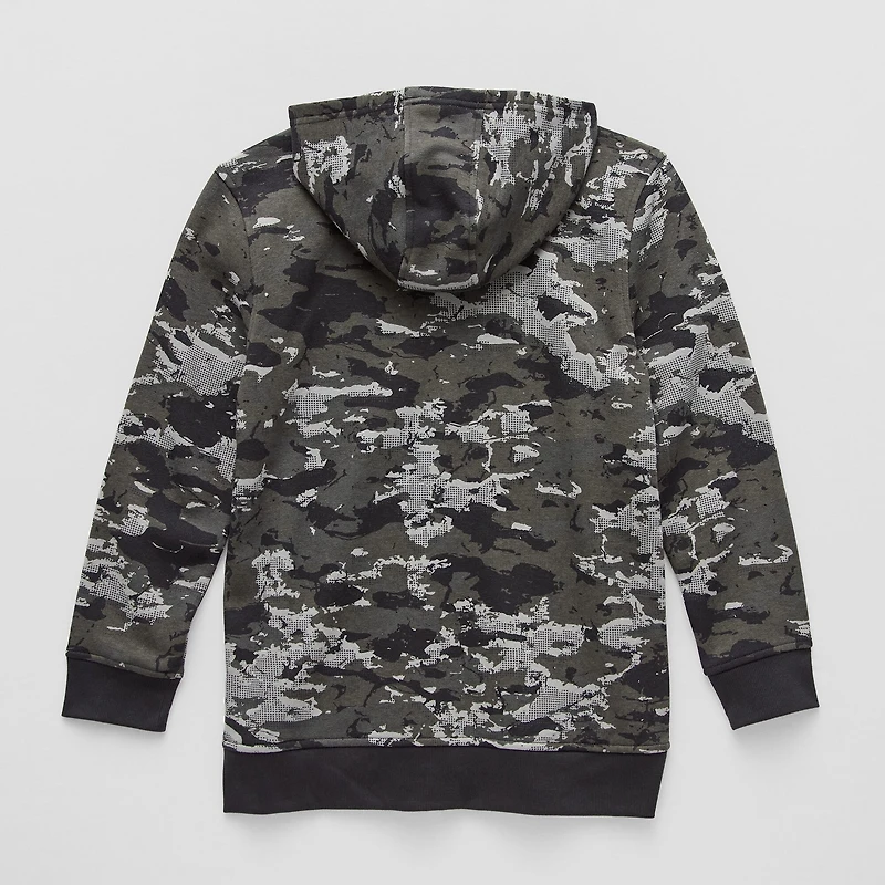 Xersion Little & Big Kid Boys Long Sleeve Fleece Zipper Active Hoodie