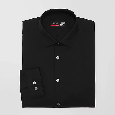 J. Ferrar Ultra Comfort Mens Slim Fit STRETCH FABRIC Wrinkle Free Long Sleeve Dress Shirt