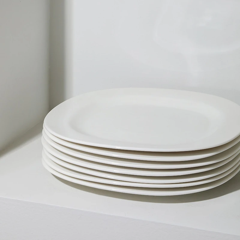 Stone + Lain Quadro 4-pc. Porcelain Salad Plate