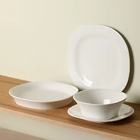 Stone + Lain Quadro 4-pc. Porcelain Dinner Plate