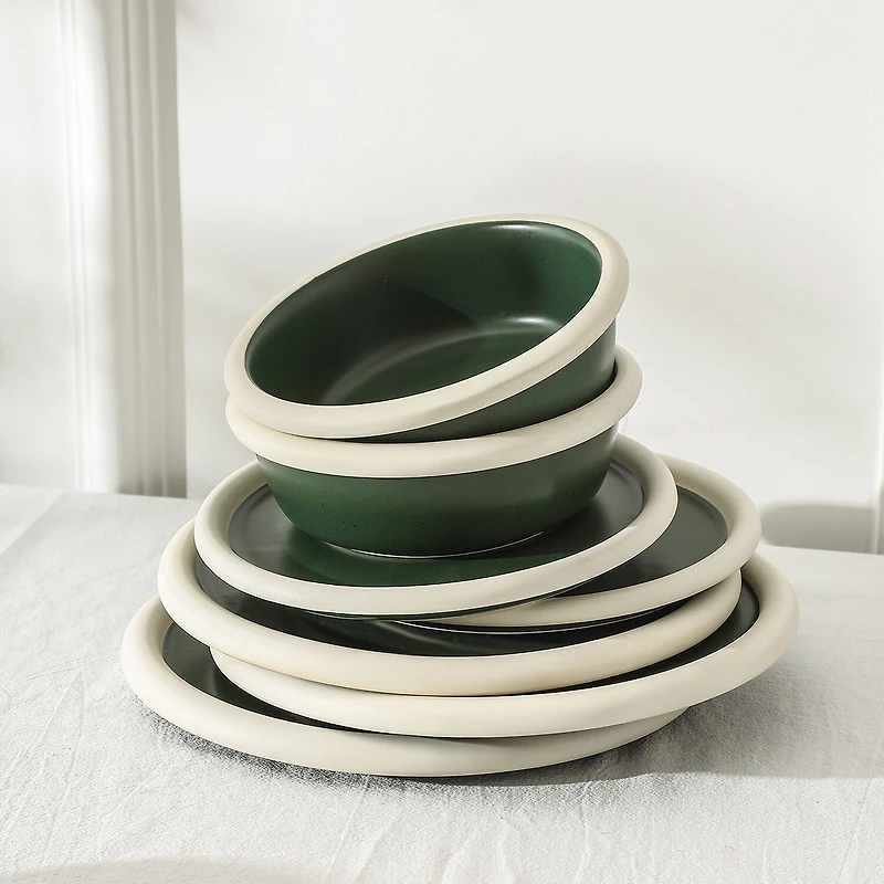 Stone + Lain Capri 12-pc. Stoneware Dinnerware Set