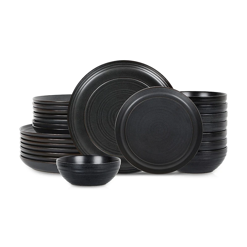 Stone + Lain Elio 24-pc. Stoneware Dinnerware Set