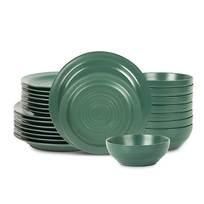 Stone + Lain Orbit -pc. Stoneware Dinnerware Set