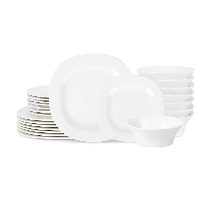 Stone + Lain Quadro Porcelain Dinnerware Set