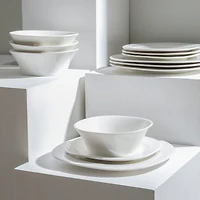 Stone + Lain Quadro Porcelain Dinnerware Set