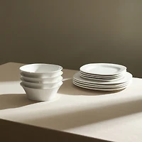 Stone + Lain Quadro Porcelain Dinnerware Set