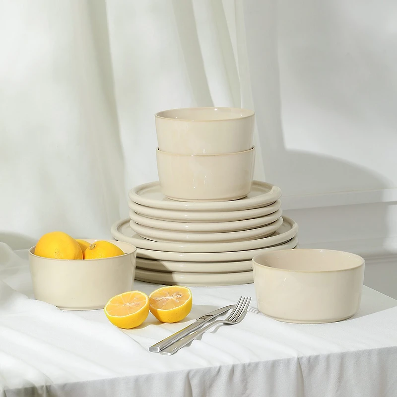 Stone + Lain Eden 24-pc. Stoneware Dinnerware Set