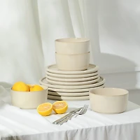 Stone + Lain Eden 24-pc. Stoneware Dinnerware Set
