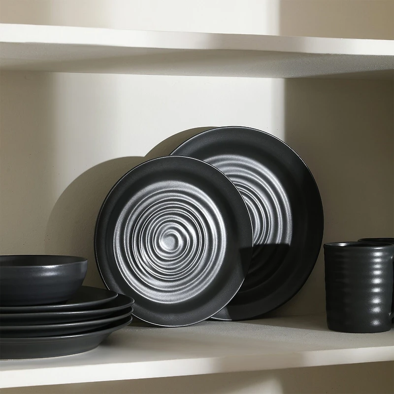 Stone + Lain Orbit 16-pc. Stoneware Dinnerware Set