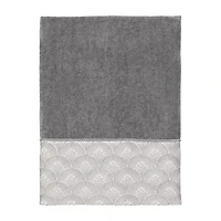 Avanti Deco Shell Nickel Embellished Bordered Bath Towel