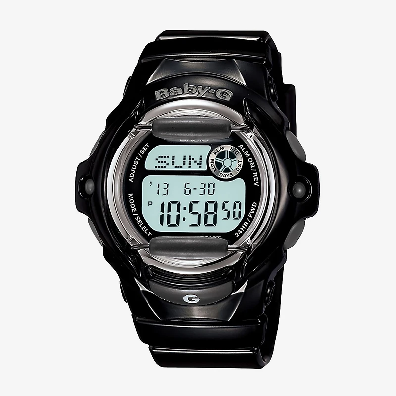 Casio Baby G Womens Digital Black Strap Watch Bg169u-1