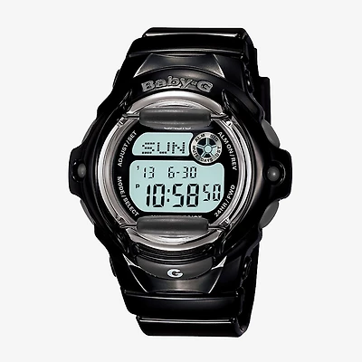 Casio Baby G Womens Digital Black Strap Watch Bg169u-1