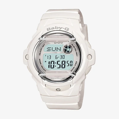 Casio Baby G Womens Digital White Strap Watch Bg169u-7a