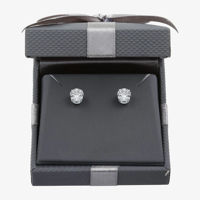 Ever Star (G / VS2) 2 CT. T.W. Lab Grown White Diamond 14K Gold 6.3mm Round Stud Earrings