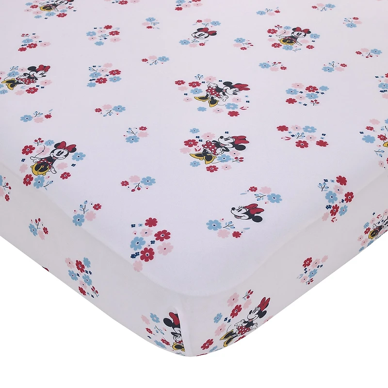 Disney Collection Minnie Mouse Crib Sheet