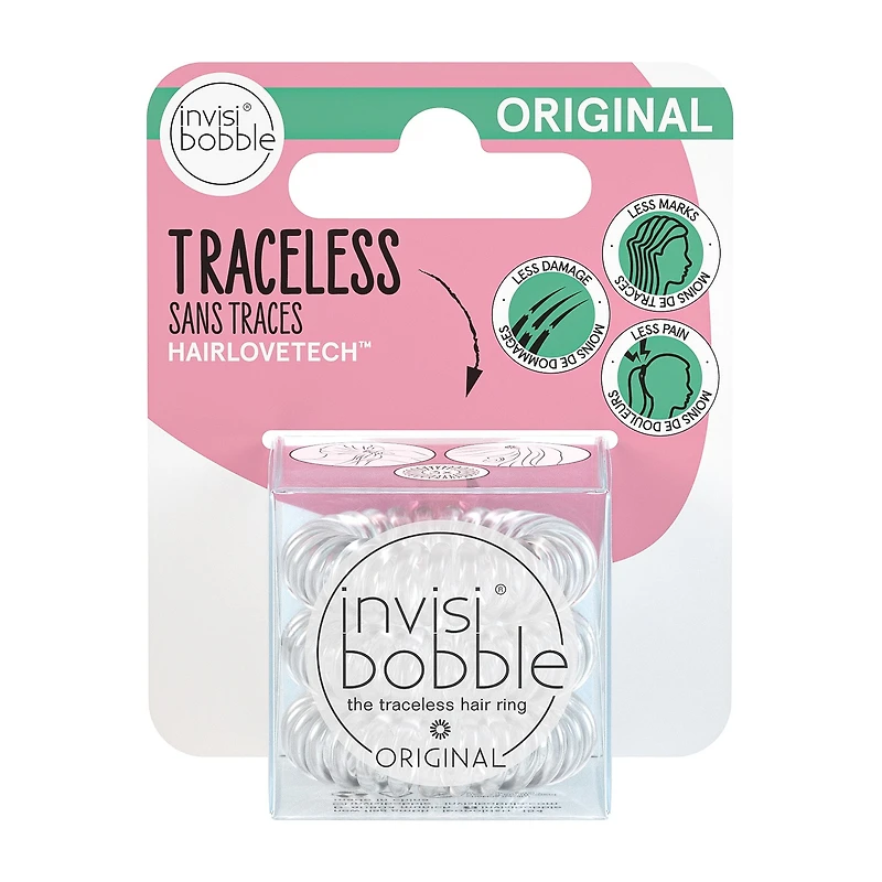 Invisibobble Original Crystal Clear Hair Ties