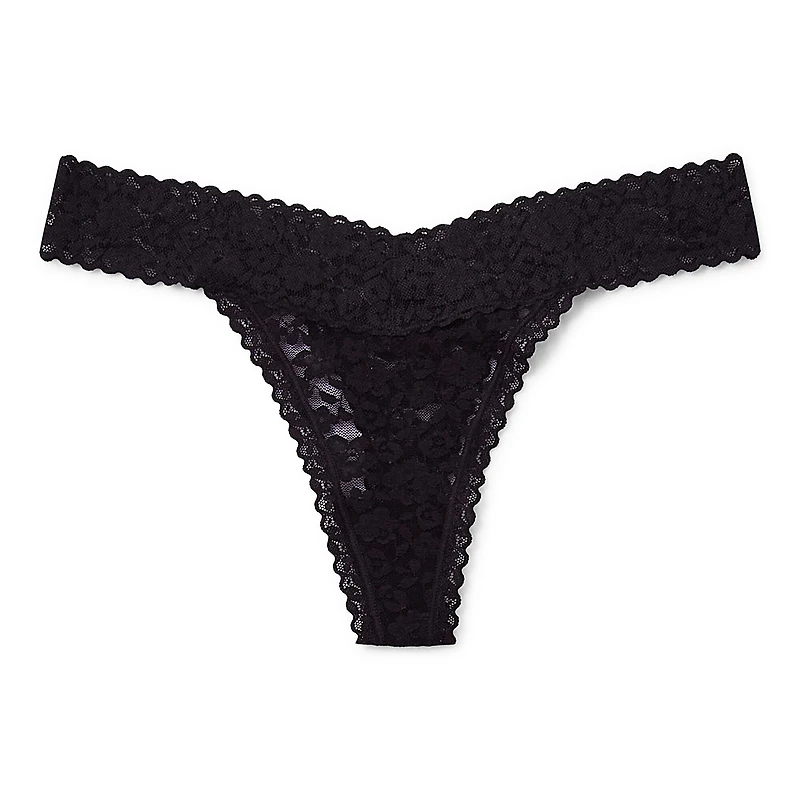 Ambrielle Everyday Lace Thong Panty