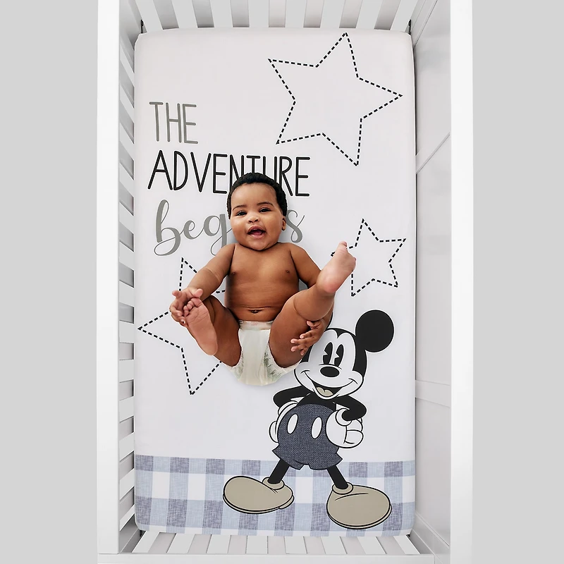 Disney Collection Mickey Mouse Crib Sheet
