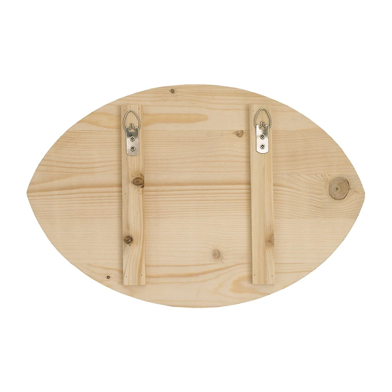 Nojo Lets Play Football Wood Wall Art