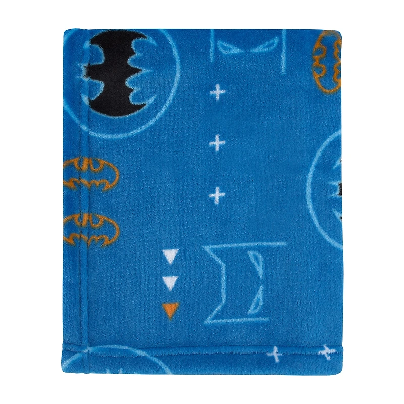 Warner Bros Batman Baby Blanket