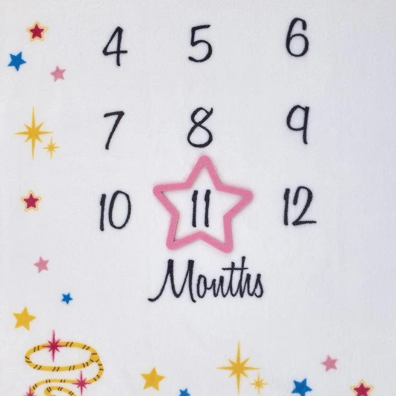 Warner Bros Wonder Woman Baby Milestone Blanket