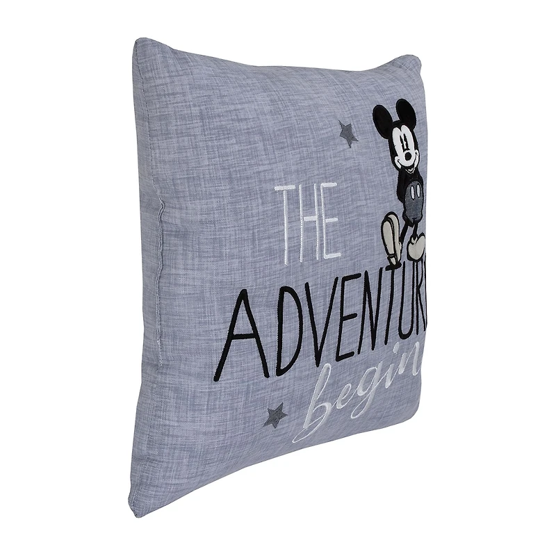Disney Collection Mickey Mouse Square Throw Pillow